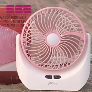 Table Fan with LED Light