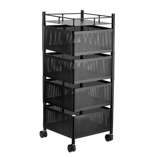 4 Layer Square Shape Kitchen Rack - Image 3