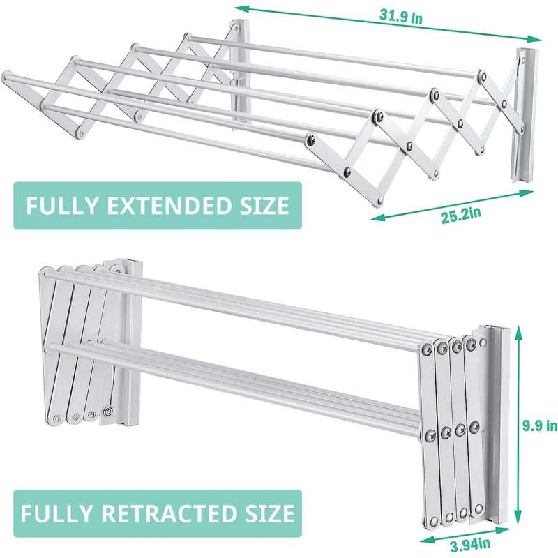 Wall Mounted Clothes Drying Hanger